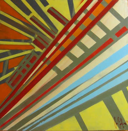 "L" Train at Dusk_Chris Bernard