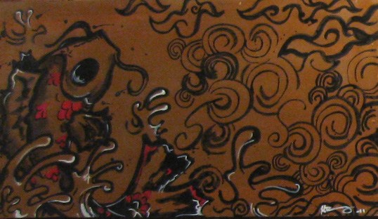 Wood Grain Koi_Kyle Irving